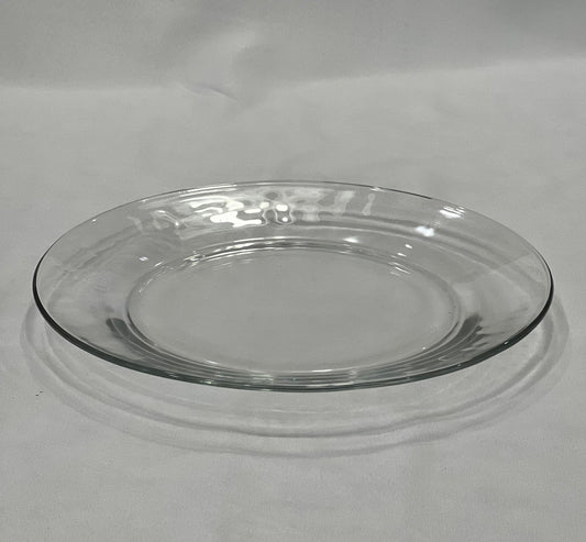 Clear Glass Dinner Plate Rental